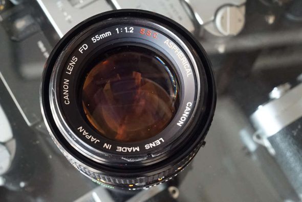 Canon lens FD 55mm 1:1.2 Aspherical