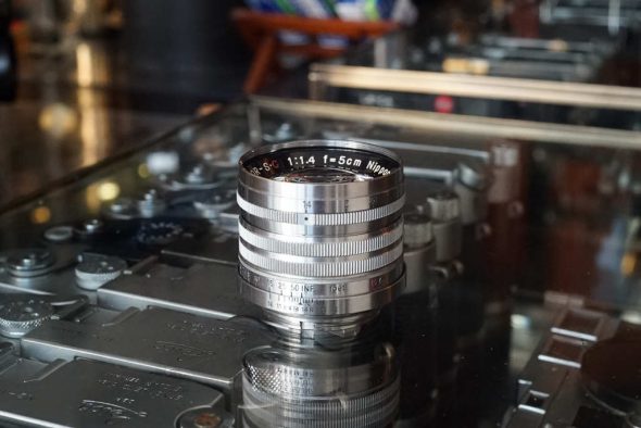 Nippon Kogaku Tokyo Nikkor-SC 1:1.4 / 5cm, Leica screw mount