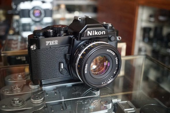 Nikon FM2 black + Nikon Nikkor 1.8 / 50mm AIs lens