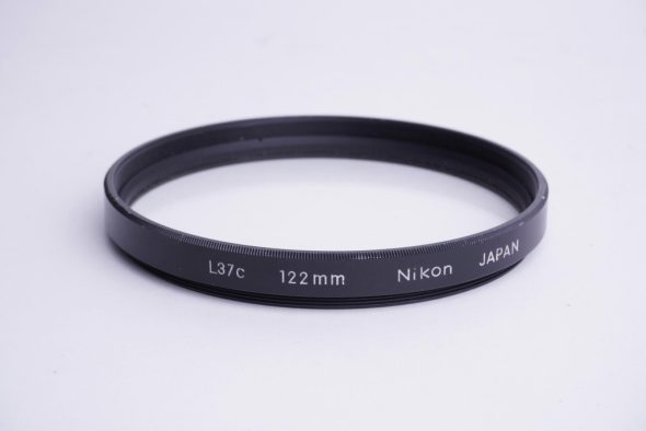 Nikon filter L37C 122mm screw in, rare large size (for 2.8/300?)