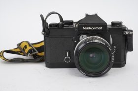 Nikon Nikkormat FT2 with Nikkor 28mm 1:3.5 nonAI (Nikon F mount)