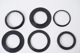 lot of mount adapter rings, for Hasselblad compendium and filters