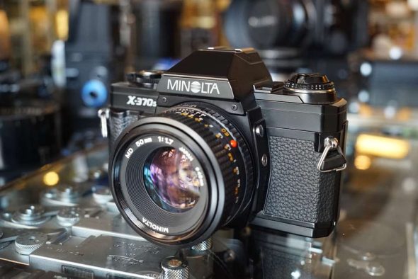 Minolta X370s kit + MD 50mm 1:1.7
