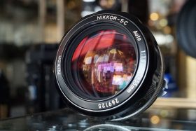 Nikon Nikkor-SC 55mm F/1.2 Pre-Ai lens