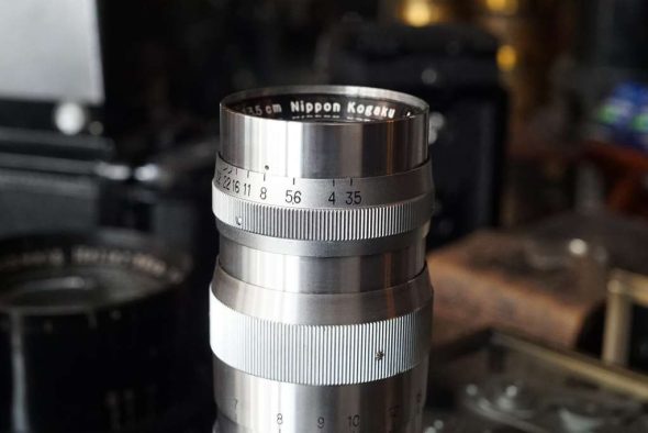 Nippon Kogaku Nikkor QC 1:3.5 f=13,5cm, Leica screw mount
