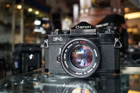 Canon F-1 + Canon lens FD 1:1.4 / 50mm SSC
