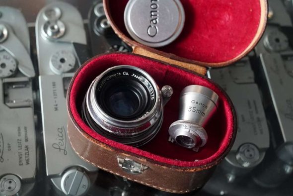 Canon Serenar f:2.8 35mm + Finder, Leica screw mount