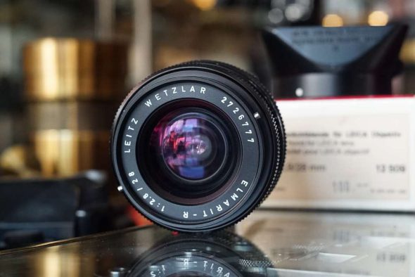 Leica Leitz Elmarit-R 1:2.8 / 28, 3-cam lens, Boxed