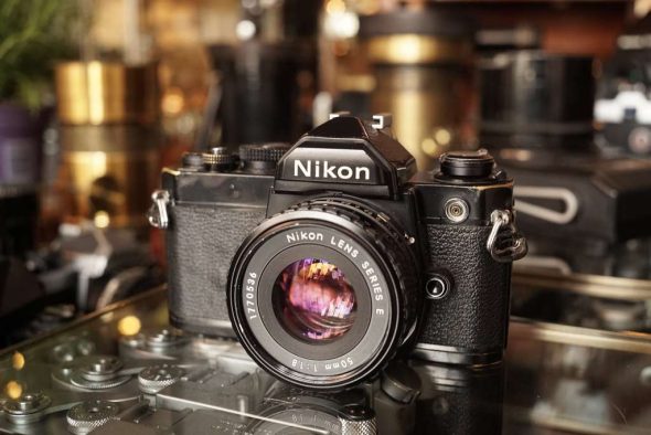 Nikon FM + Nikon lens 50mm 1:1.8 E