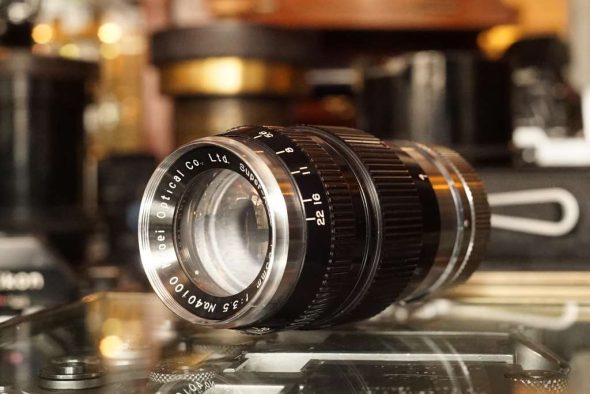 Kyoei Super-Acall 105mm f:3.5, Leica screw mount lens