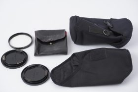 Pentax 67 accessoires lot, pouches, caps, filter