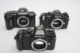 Nikon camera collection: F301, F401, F501, bodies only