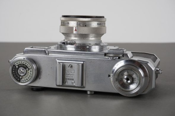 Contax RF camra body with Carl Zeiss Jena Sonnar 5cm 1:2 lens