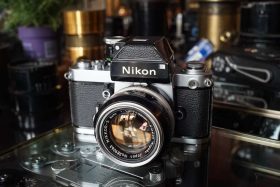 Nikon F2 with Photomic DP-1 prism + Nikon Nikkor-s 50mm f/1.4 non-AI