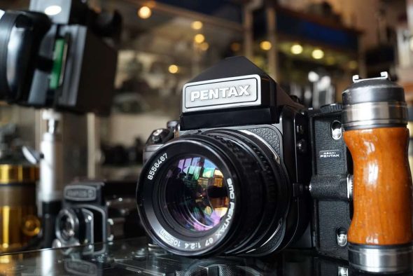 Pentax 67II + SMC 105mm F/2.4 lens – Rental