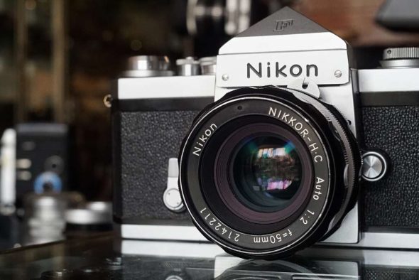 Nikon F + Nikon Nikkor-H.C 50mm 1:2 non-AI