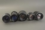 lot of 5x old lenses: Pentacon, Tamron, Pentax, Revue