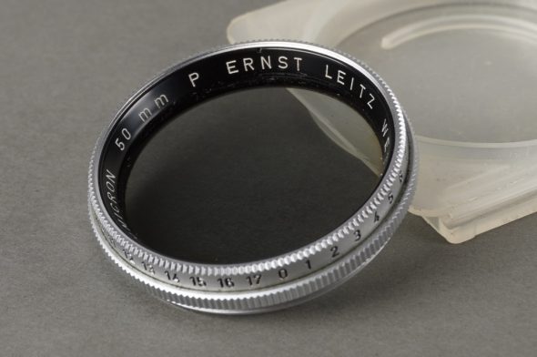 Leica Leitz polarizing filter for 50mm Summicron lens, E39, 39mm screw-in