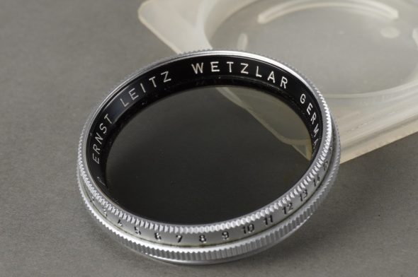 Leica Leitz polarizing filter for 50mm Summicron lens, E39, 39mm screw-in