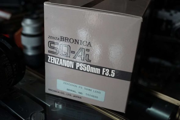 Zenza Bronica 1:3.5 f=50mm Zenzanon-PS, Boxed, For SQ-AI