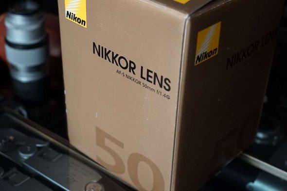 Nikon AF-S Nikkor 50mm 1:1.4 G, Boxed