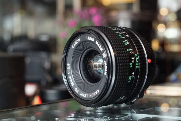 Canon FD lens 28mm 1:2.8