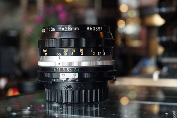 Nikon Nikkor HC 1:3.5 / 28mm lens, AI