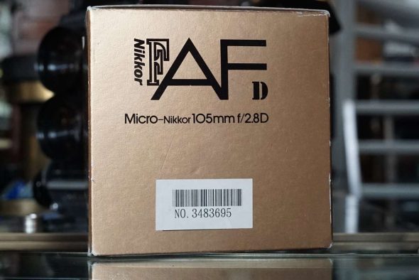 Nikon AF Micro Nikkor 105mm 1:2.8 D, Boxed
