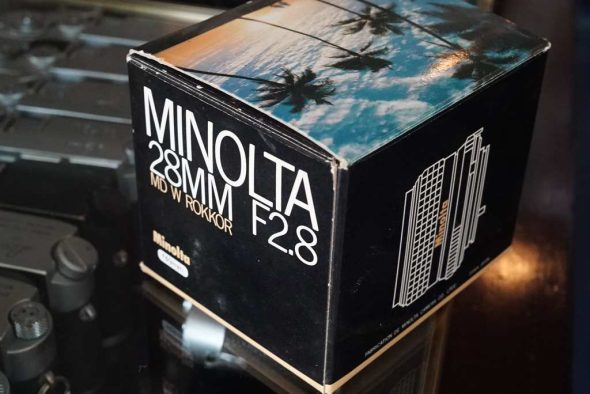 Minolta MD 28mm 1:2.8, Boxed
