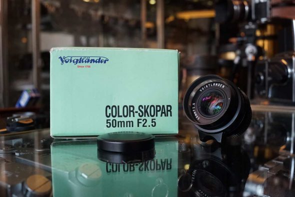 Voigtlander 50mm 1:2.5 Color-Skopar boxed
