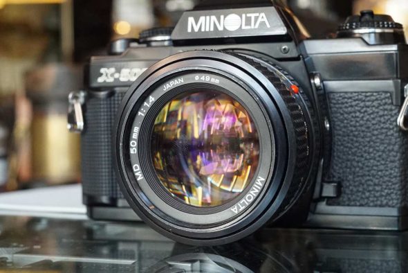 Minolta X-500 + Minolta MD 50mm 1:1.4, Boxed