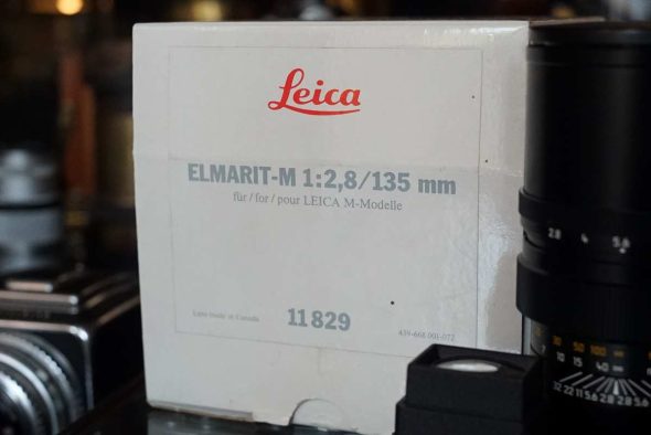 Leica Elmarit-M 135mm F/2.8 for M-mount (11829), boxed