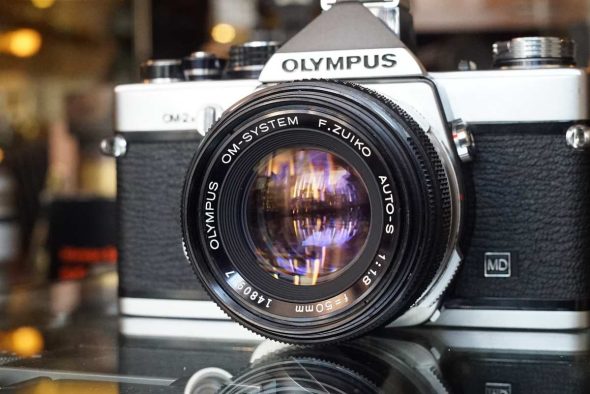 Olympus OM-2n boxed + 50mm F. Zuiko 50mm 1:1.8