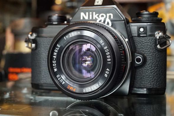 Nikon EM + Panagor PMC 28mm 1:2.8