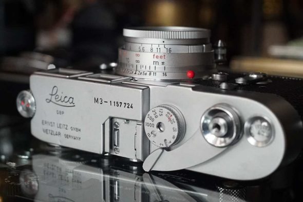 Leica M3 + Elmar 1:2.8 / 50mm, very late serial