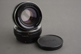 Planar 50mm 1:1.8 lens, Rollei QBM + FX adapter