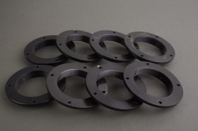 8x flanges, probably for LF lenses, thread diameter approx. 63mm