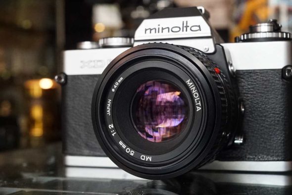 Minolta XD 5 + Minolta MD 50mm 1:2
