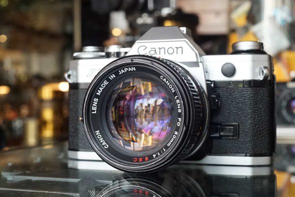 Canon AE-1 + FD Canon 50mm 1:1.4 S.S.C