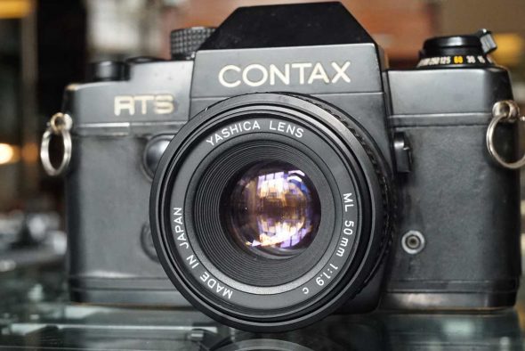 Contax RTS + Yashica ML 50mm 1:1.9 C
