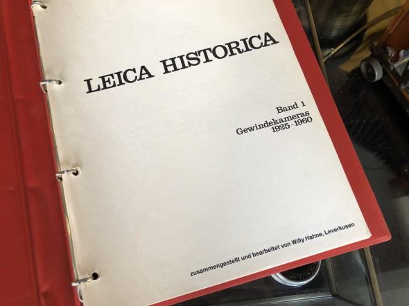 Leica Historica, Band 1: Gewindeskameras 1925-1960 Serialnumbers guide, collectible