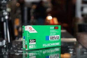 Fujifilm Velvia 50 RVP, 220 film / 5-pack, expired 2002