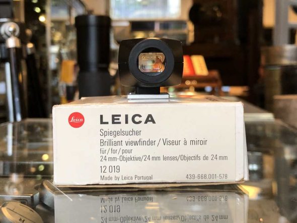 Leica 12019 Brilliant Optical Viewfinder for 24mm lenses, boxed