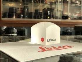 Leica Glass Paperweight
