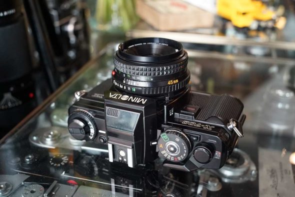 Minolta X-700 + MD Rokkor 45mm F2 lens