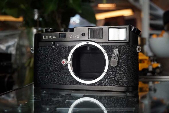 Leica M4-2 Canada body black chrome, worn