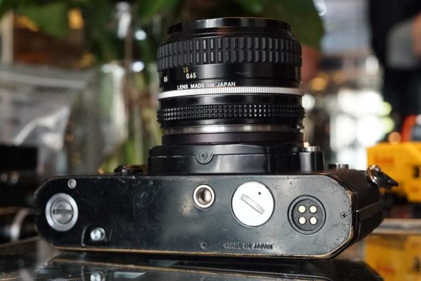 Nikon FE black with AI 50mm F/2 Nikkor lens