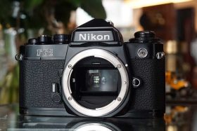 Nikon FE2 black, broken shutter – for parts