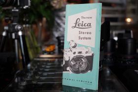 The new Leica Stereo System folder