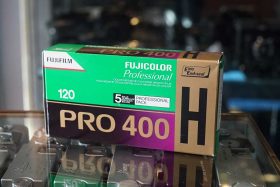 Fujifilm Pro 400H, 5-pack 120 film, expired late 2012